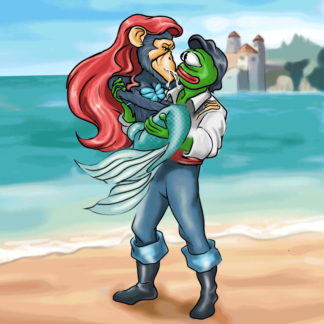 imgur/bE6LsXa.gif; PEPE PRINCE AND DROOL ARIEL