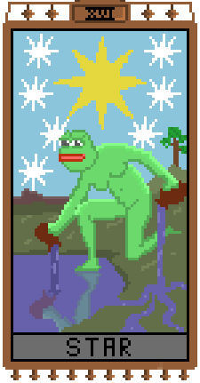 imgur/5UMwYPb.gif; Tarot Pepe Art by Motopikl