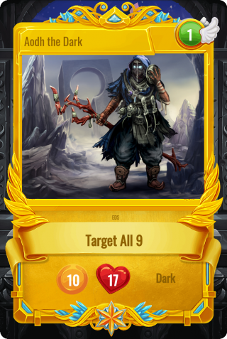 SoG Card Aodh the Dark: SoG legend card