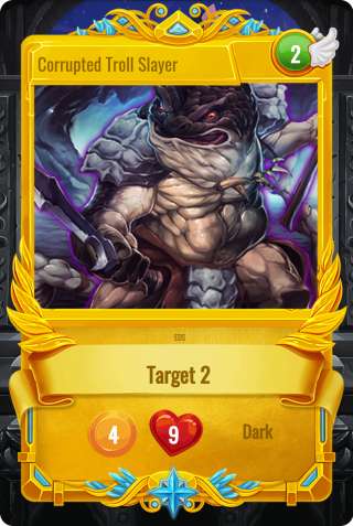 SoG Card Corrupted Troll Slayer: SoG rare card