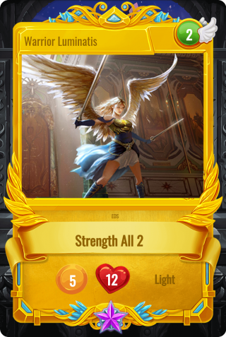 SoG Card Warrior Luminatis: SoG epic card