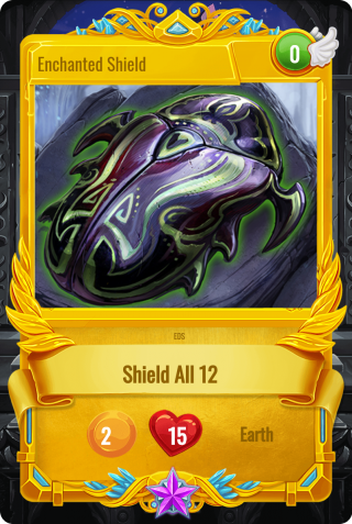 SoG Card Enchanted Shield: SoG epic card