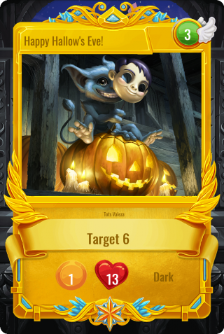 *SoG special blockchain card Halloween 2017