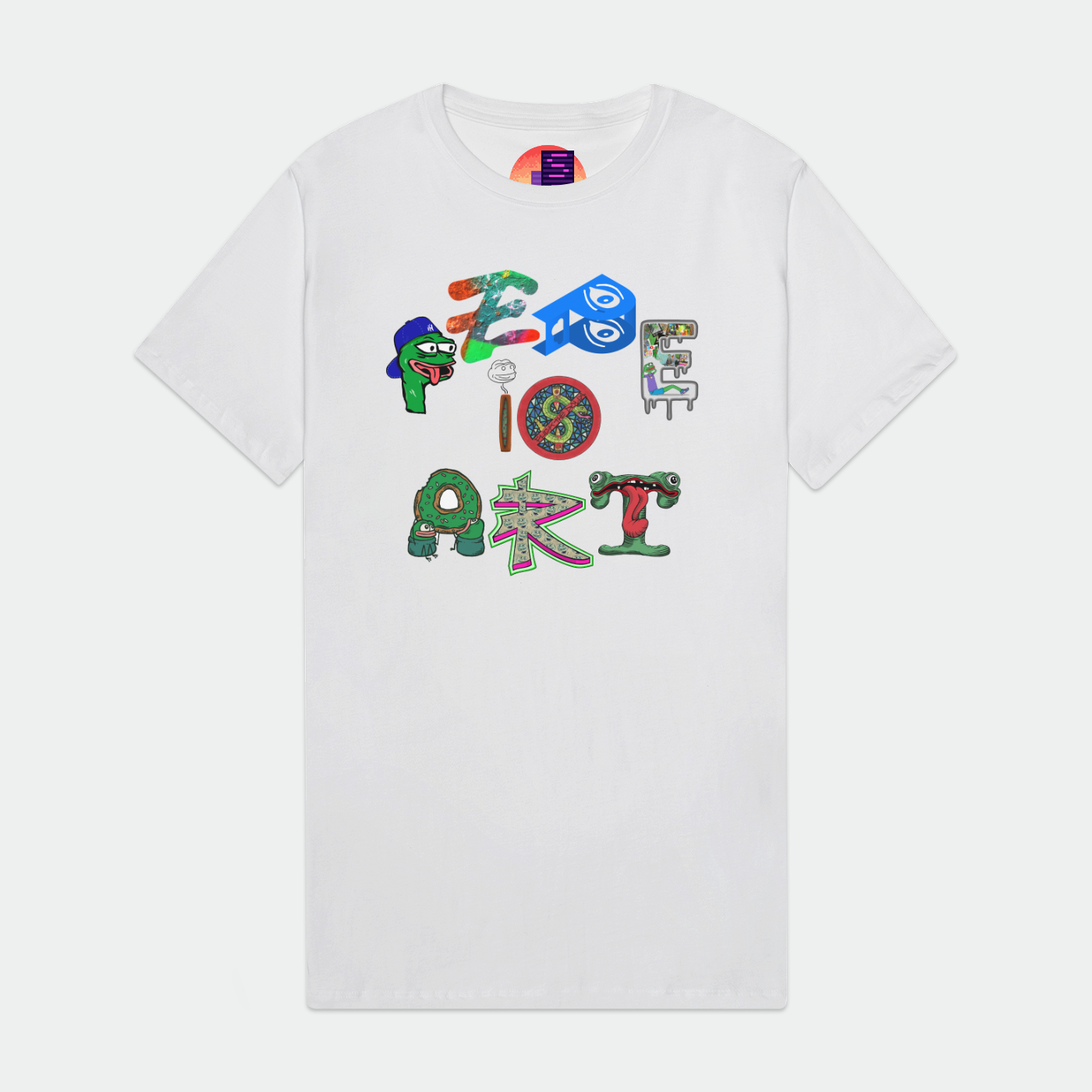 imgur/wxUhC8h.png; Official PEPE is ART 2022 T-shirt