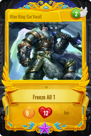 SoG Card Itlan King Gar&#39;Awall: SoG epic card