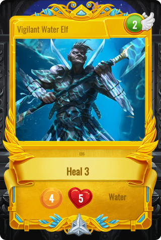 SoG Card Vigilant Water Elf: SoG common card