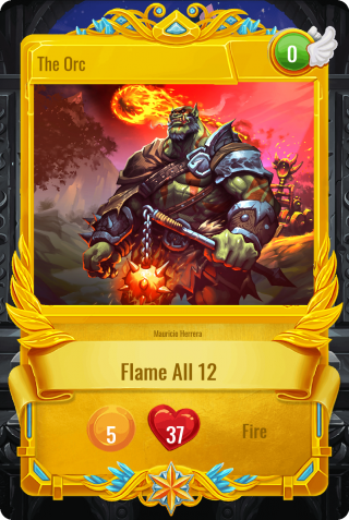 The Orc's Assault: SoG Legend card