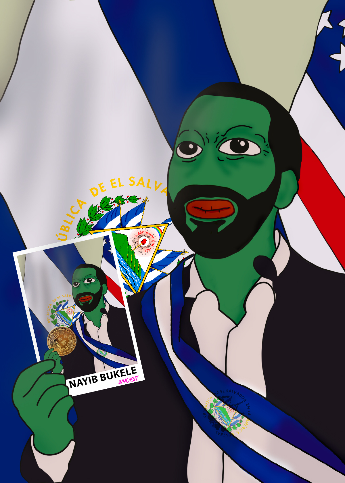 imgur/6HGgKfU.jpg;Pepe Bukele - Bitcoin saviour