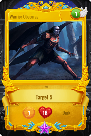 SoG Card Warrior Obscuras: SoG epic card