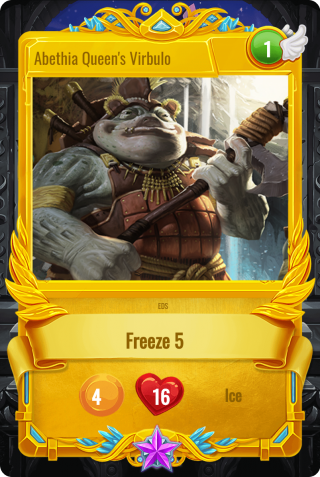 SoG Card Abethia Queen's Virbulo: SoG epic card